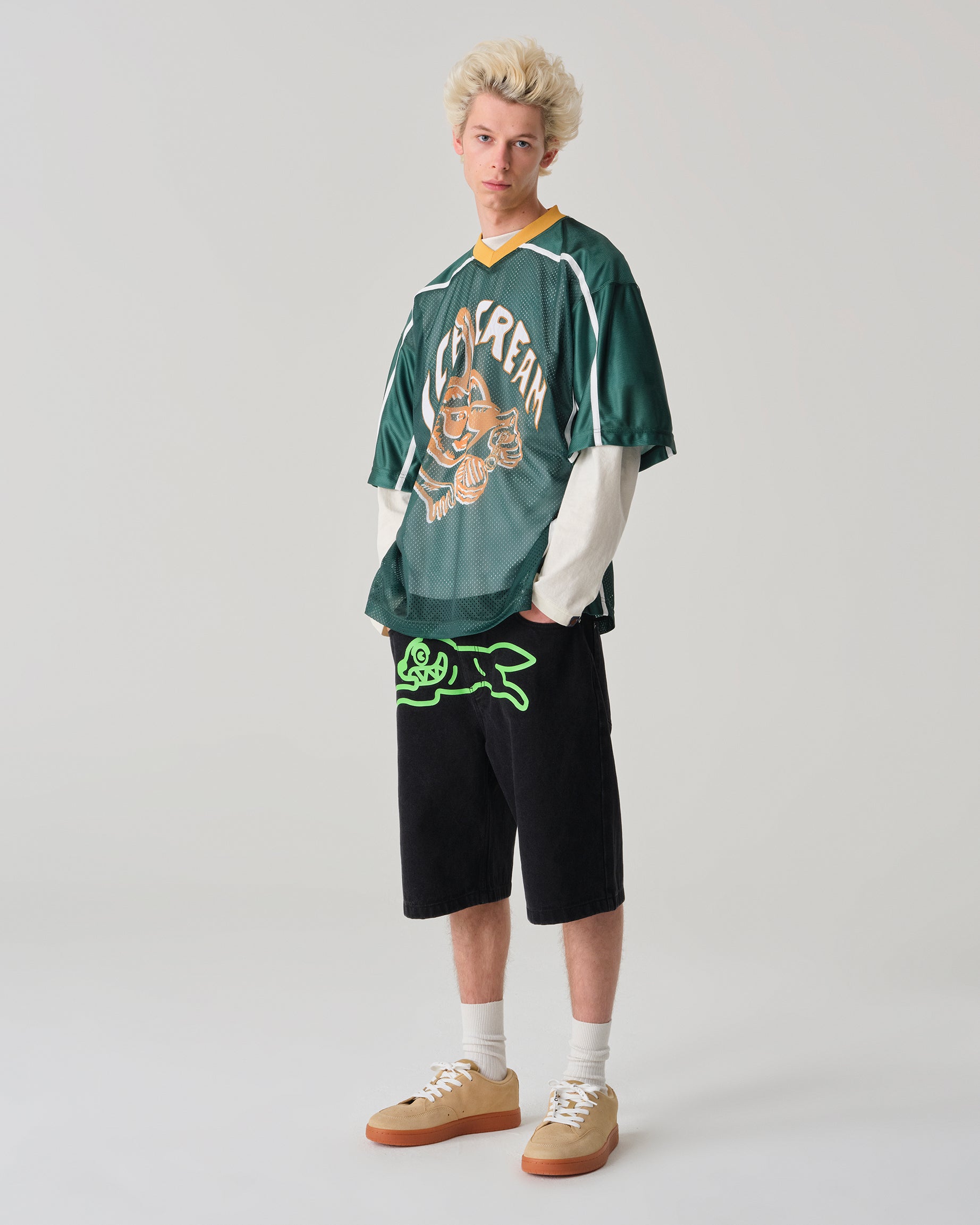 Running Dog Denim Shorts - Image 2