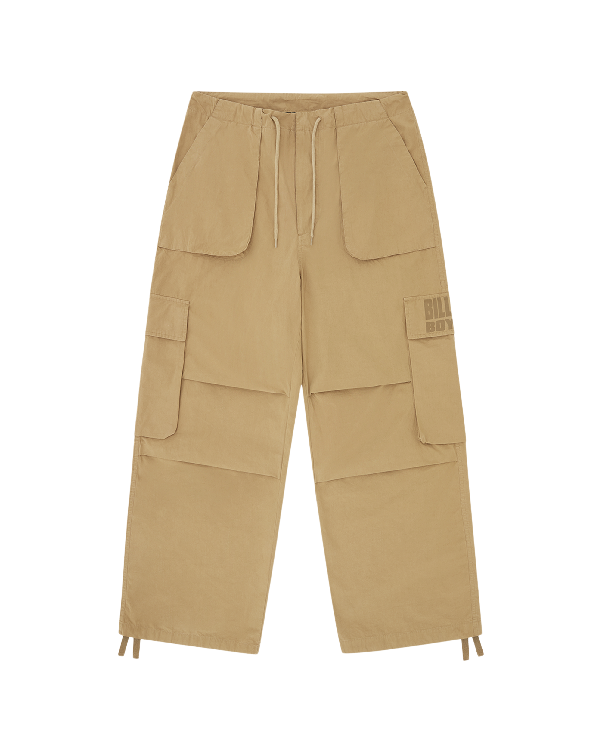 Straight Logo Parachute Pants