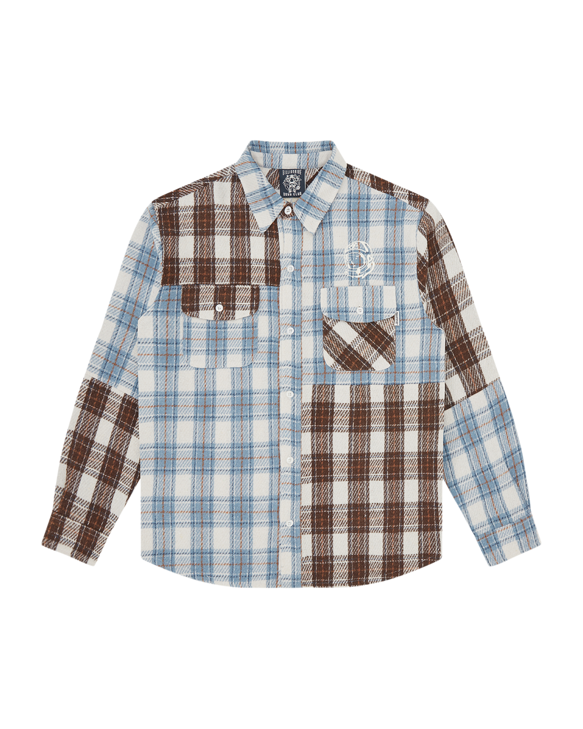 Arch Logo Patchwork Check Shirt