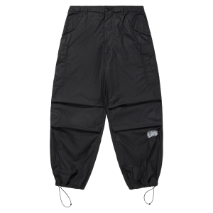Nylon Wide Cargo Pants