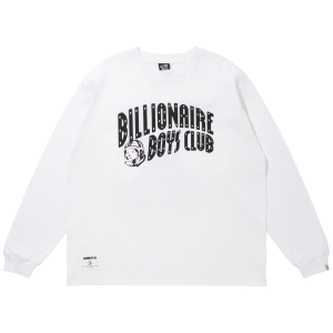 Cotton LS T-Shirt Arch Logo