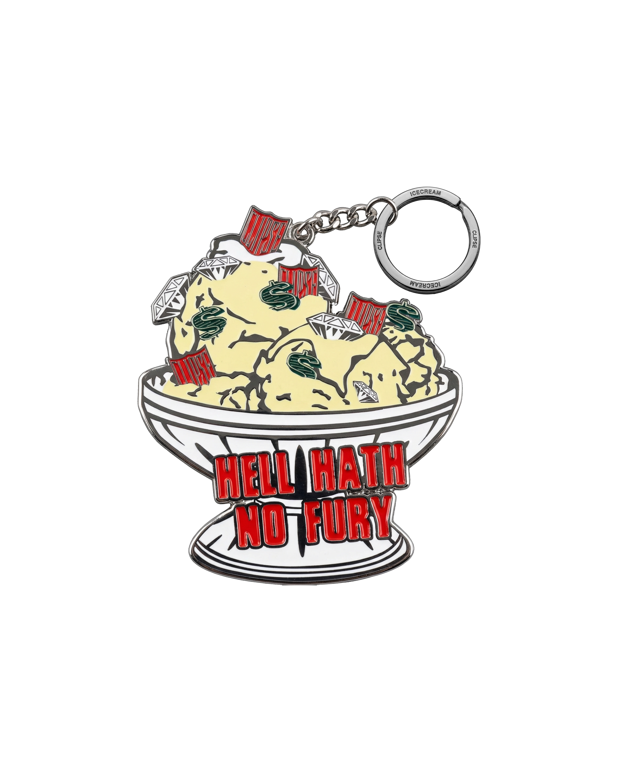 Icecream X Hell Hath No Fury Icecream Keychain