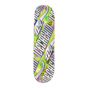 Chrome Logo Aop Skate Deck