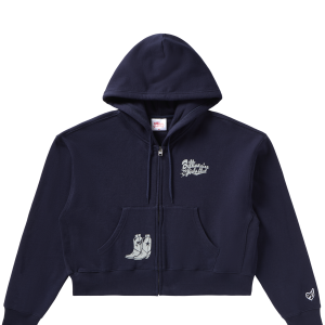 Womens Dallas Cowboys Cropped Hoodie