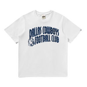 Dallas Cowboys Curve Logo SS White Tee