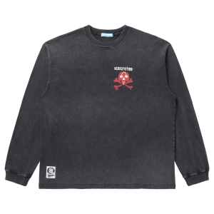 Damaged Cotton LS T-Shirt Icecream