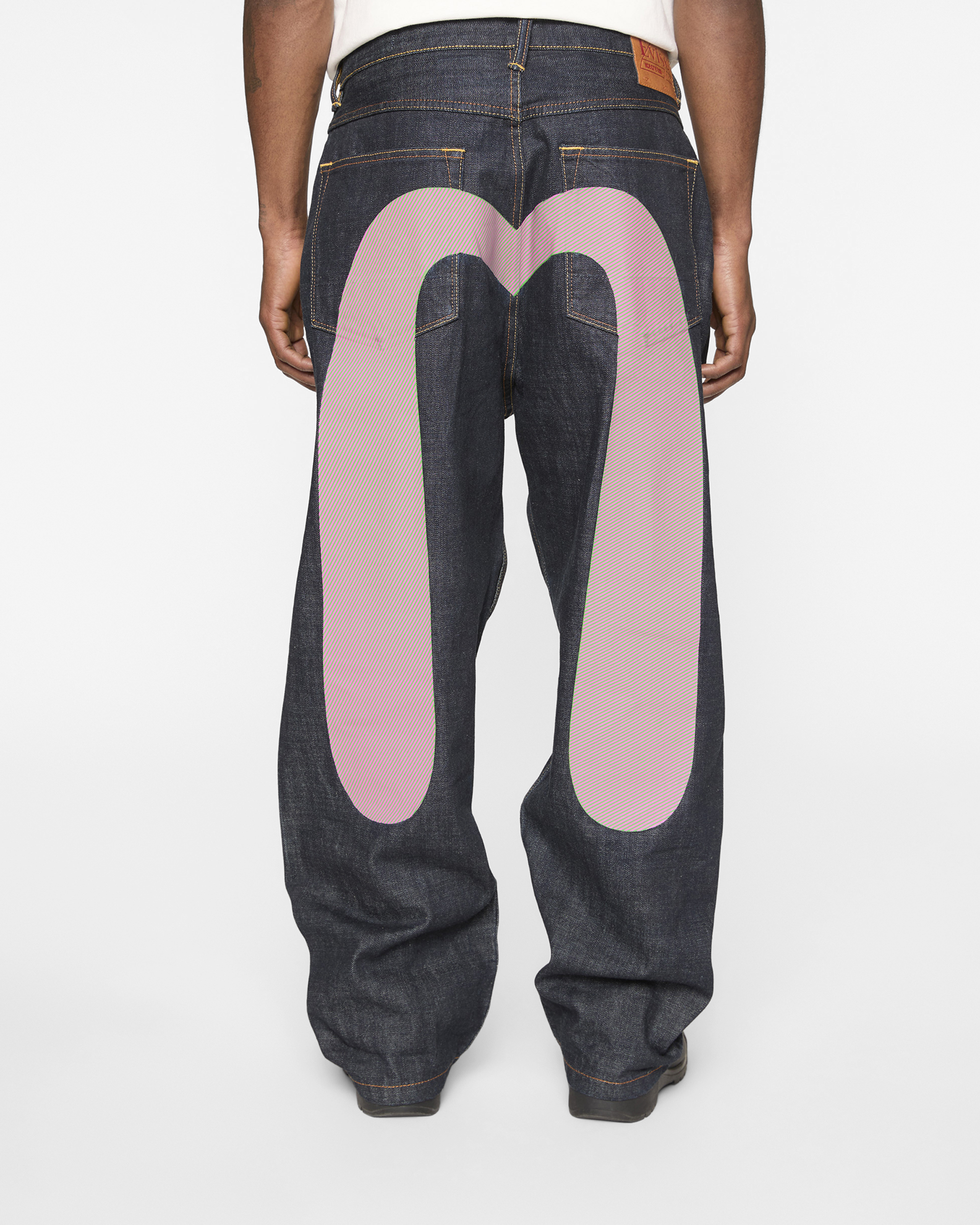 Daicock Printed Baggy Jeans - Image 4
