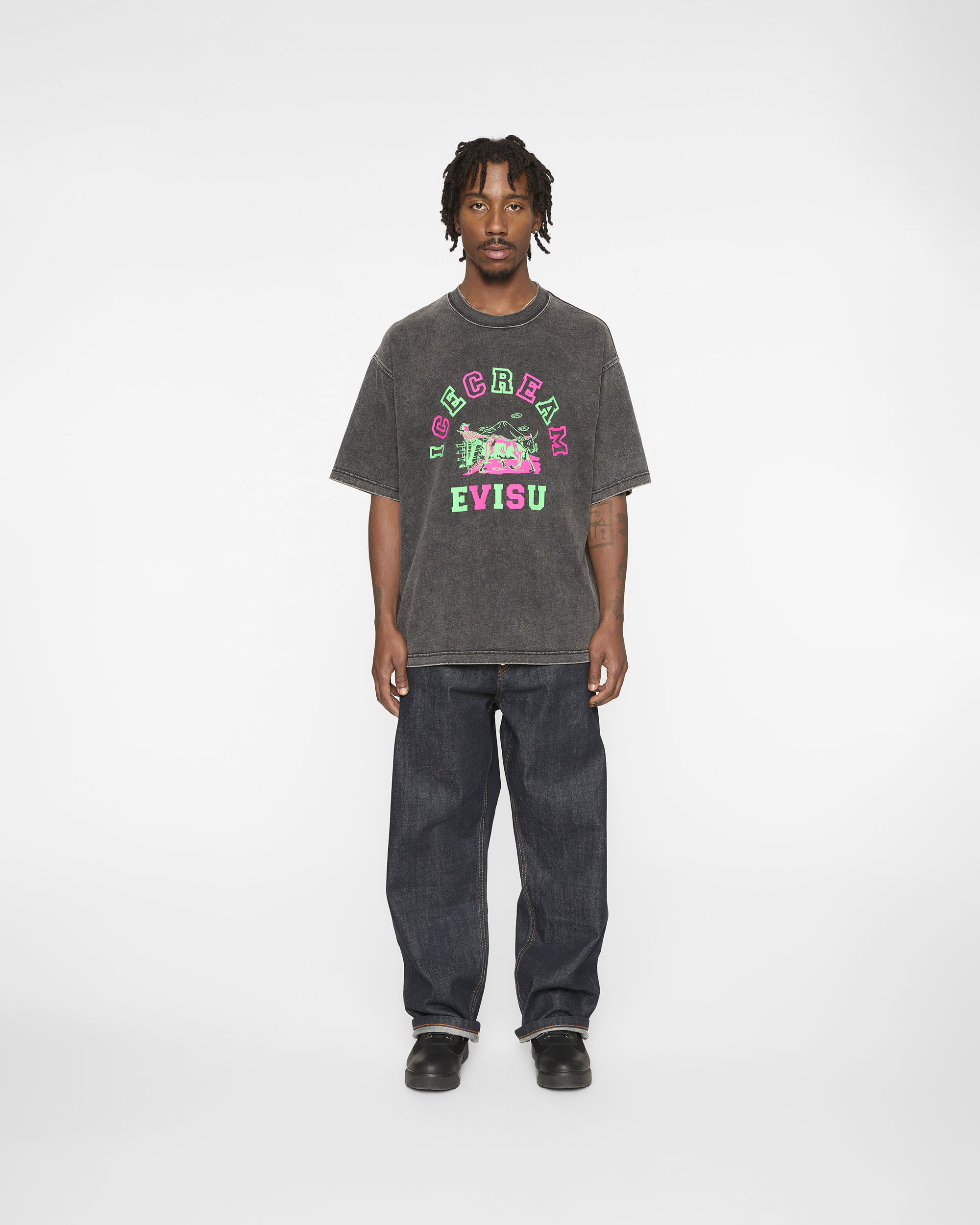 Icecream X Evisu Printed T-Shirt - Image 3