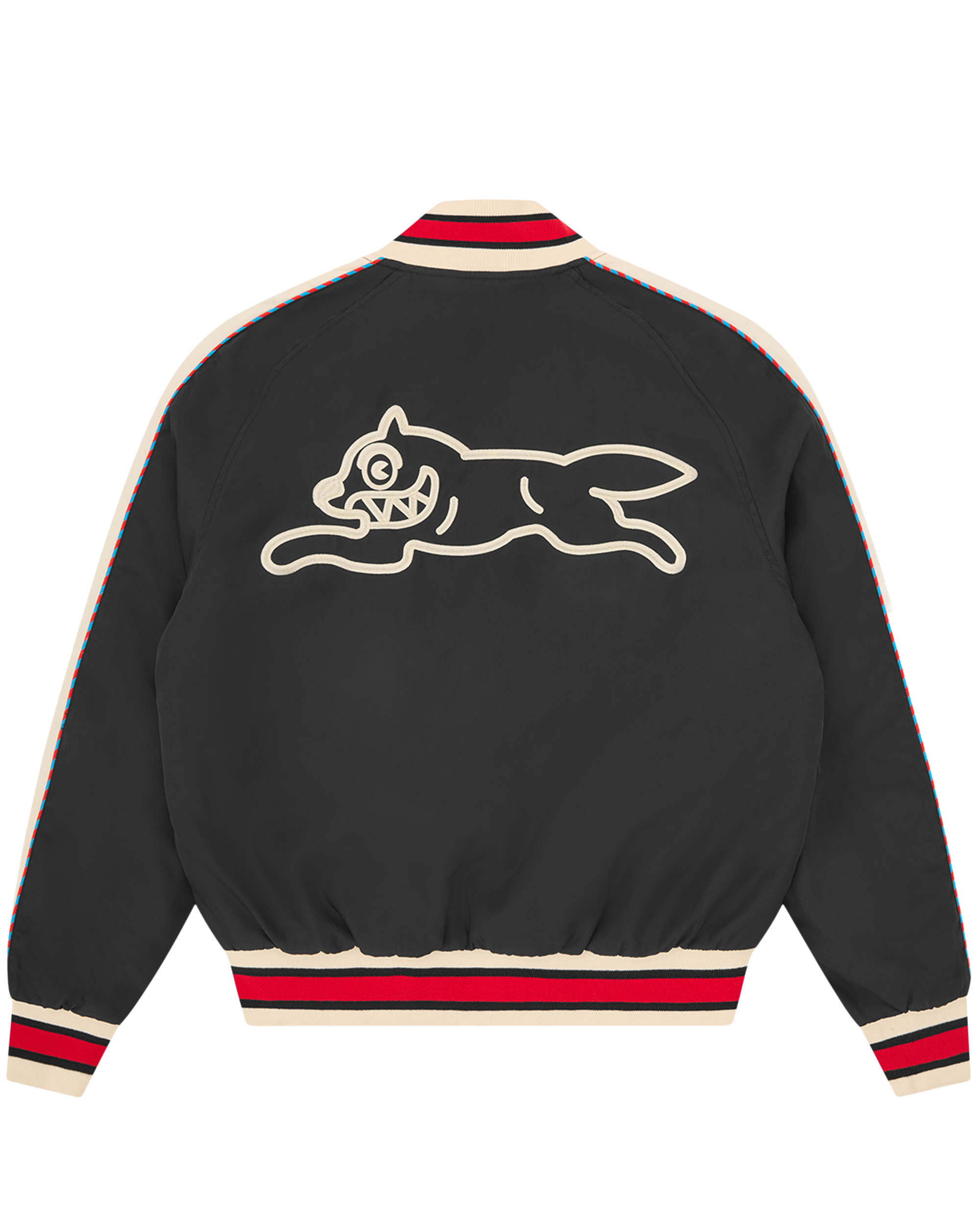 Running Dog Satin Bomber Jacket - Image 2