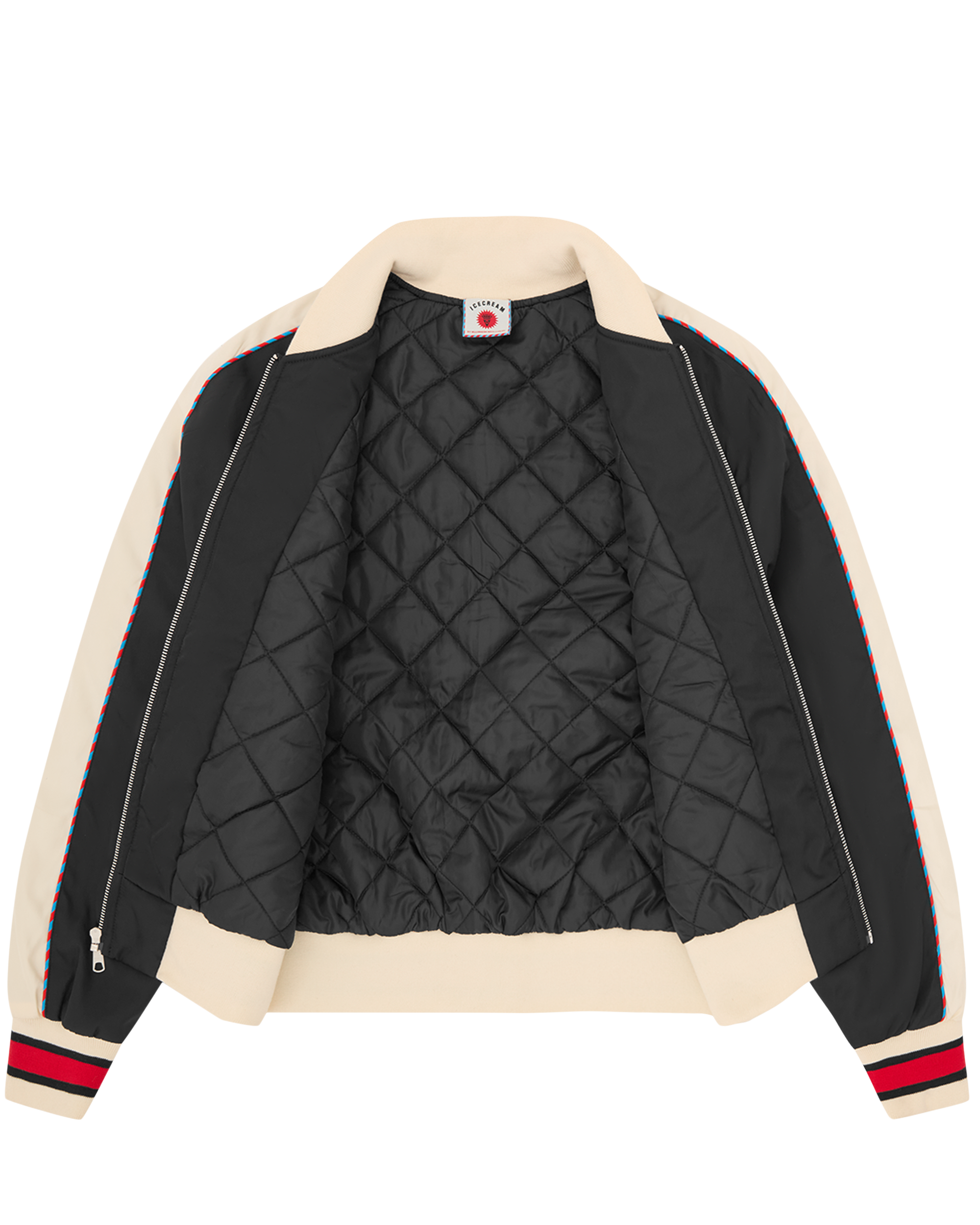 Running Dog Satin Bomber Jacket - Image 3