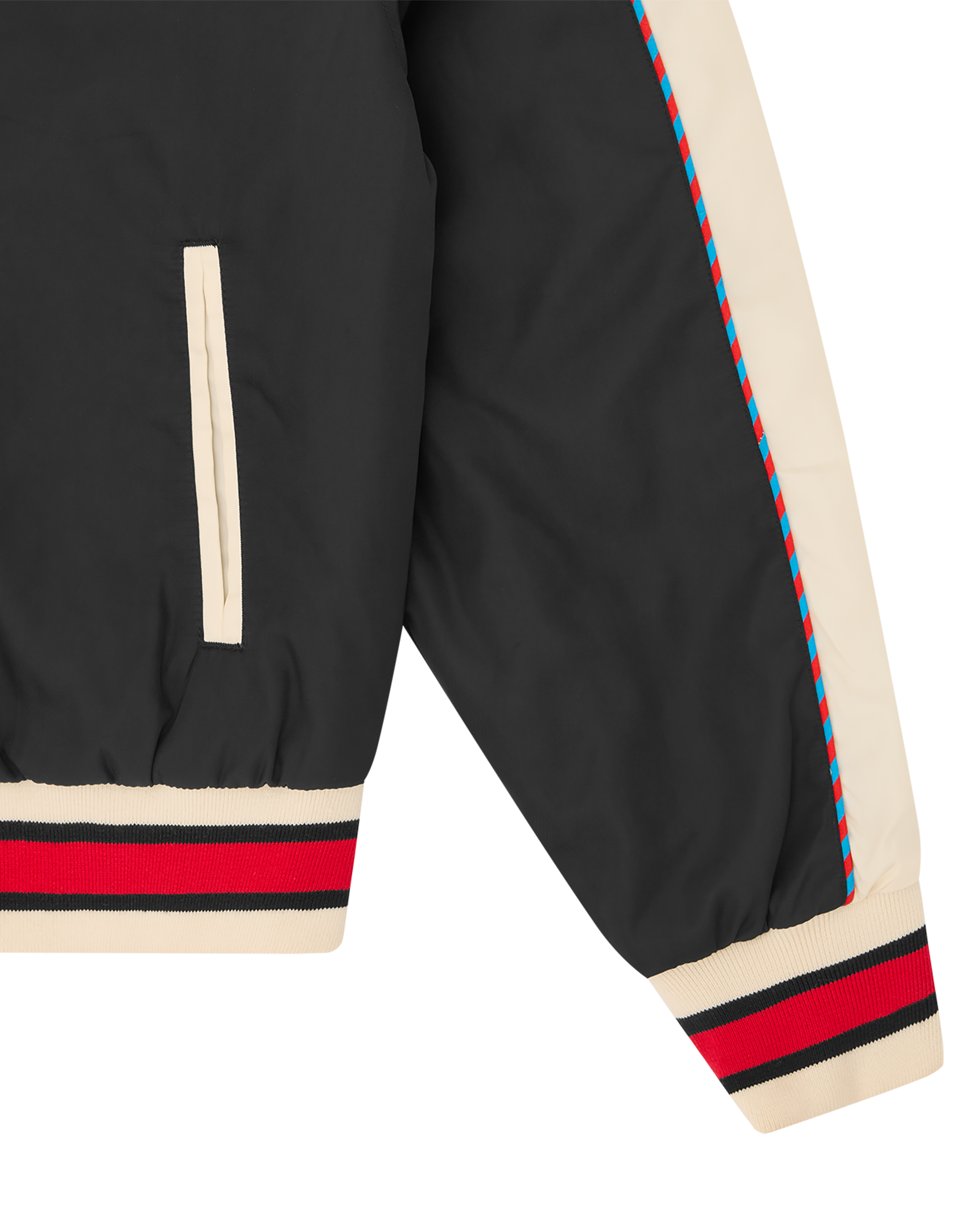 Running Dog Satin Bomber Jacket - Image 6