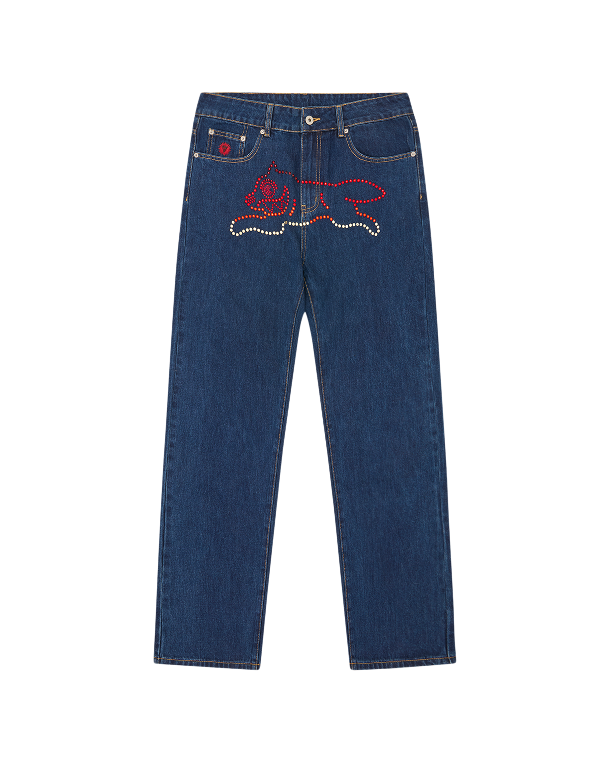 Crystal Running Dog Denim Pant