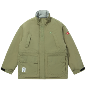 Embroidered Logo Nylon Coat