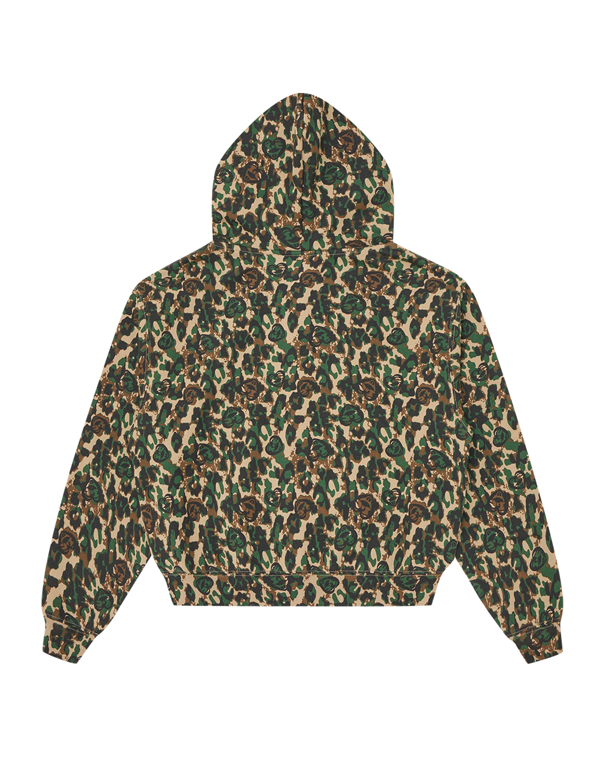 Womens Camo Zip Through Hood - Image 2